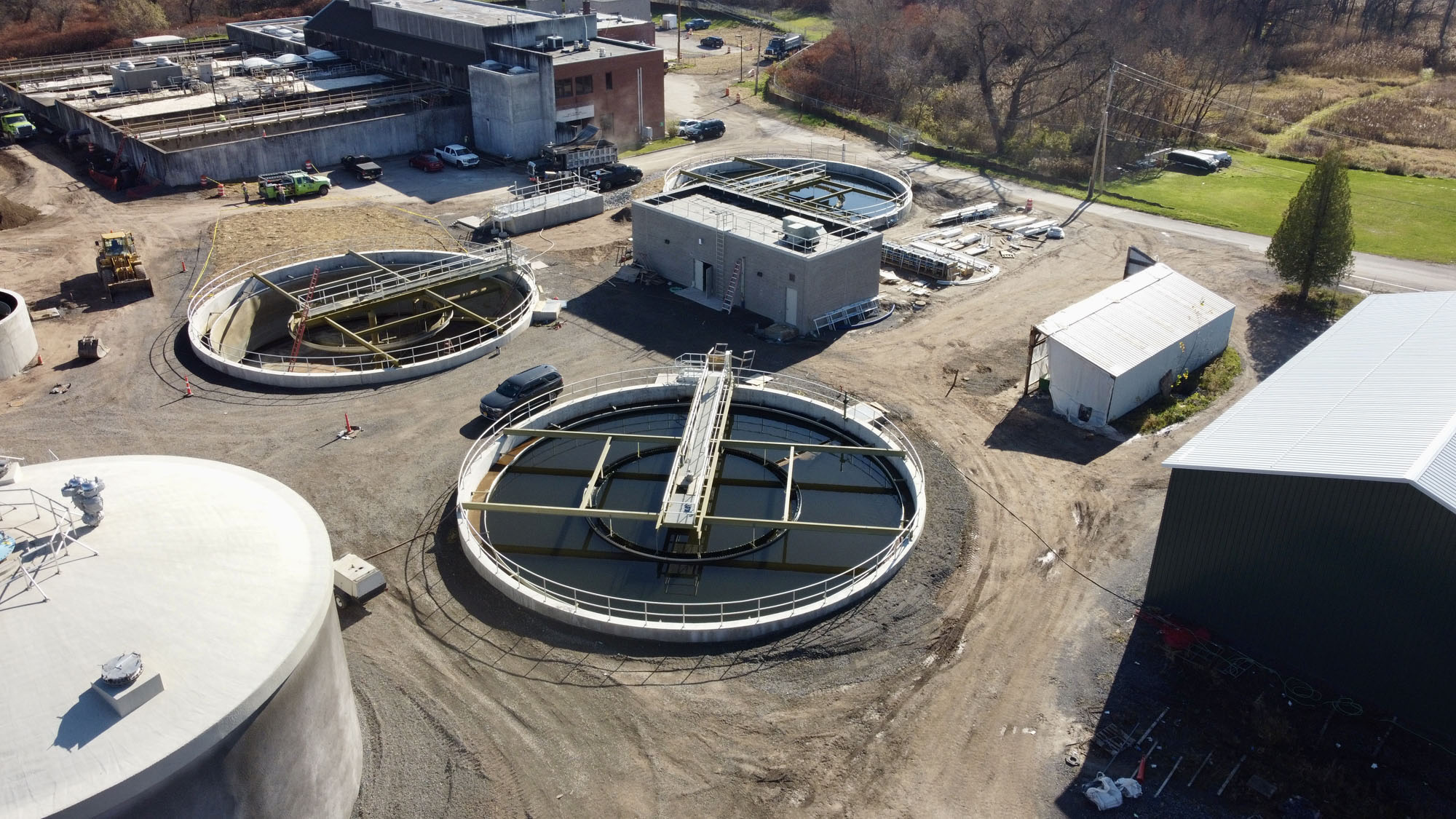 Organics and Water Resource Recovery Center - Secondary Clarifiers - Nov 2022
