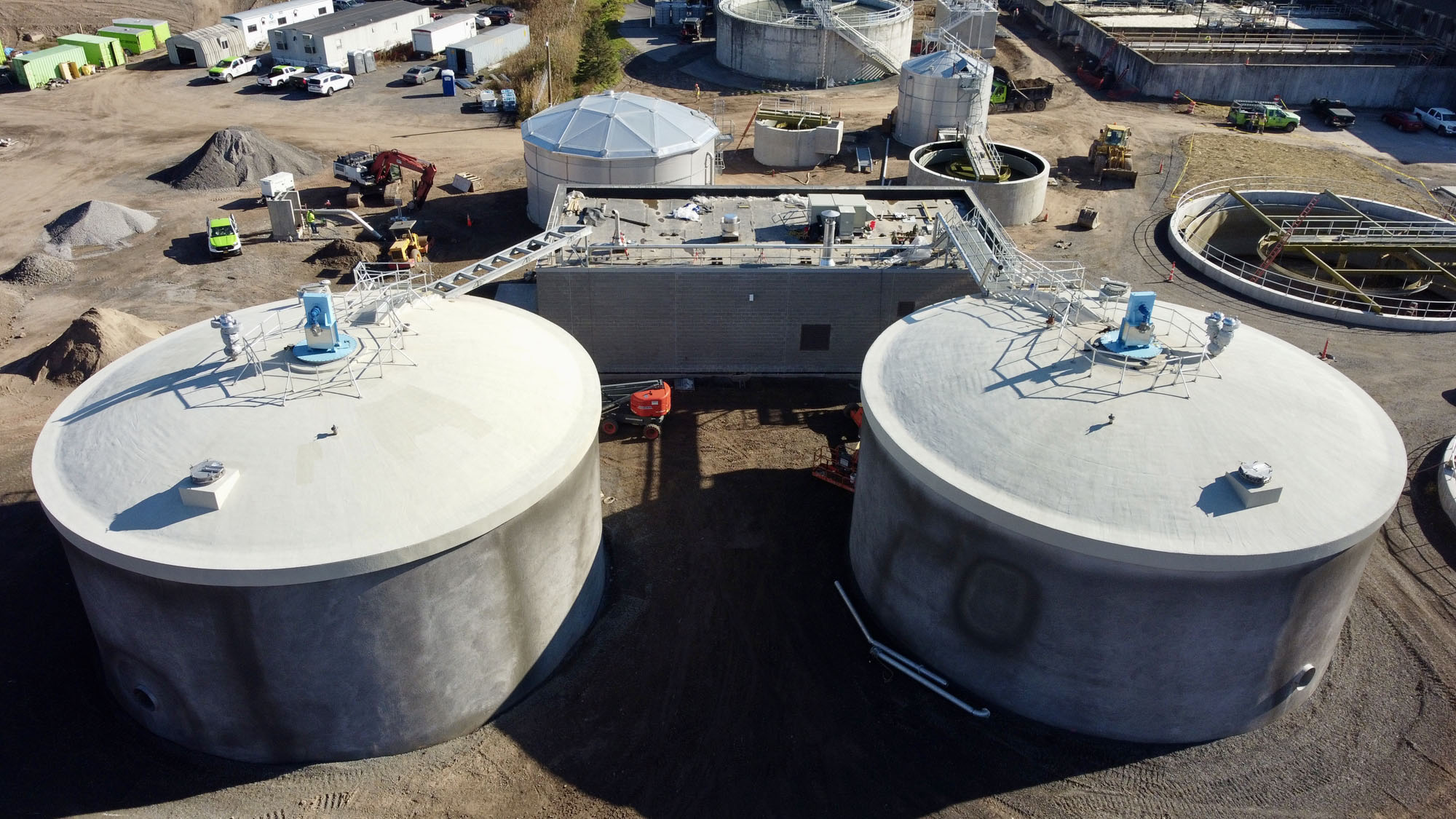 Organics and Water Resource Recovery Center - Digester Construction - Nov 2022